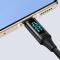 MCDODO Mcdodo 1.2m 100W USB-C - USB-C LED Snabbladdning Svart