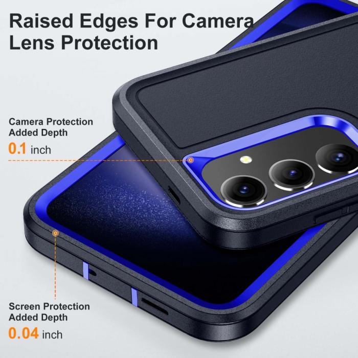 Bild 4,  Samsung Galaxy S25 Skal Extreme Hybrid Kickstand Blå
