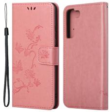 Samsung Galaxy S23 Plus Fodral Med Tryck Rosa