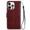  iPhone 13 Pro Max Fodral Crazy Horse Läder Brun