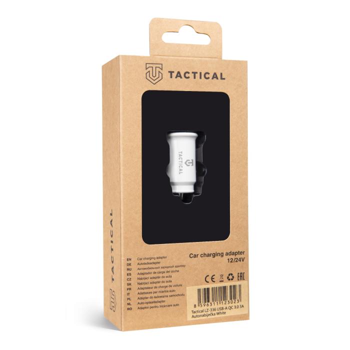 Bild 2, Tactical Tactical Snabbladdare Billaddare 3A USB-A Vit
