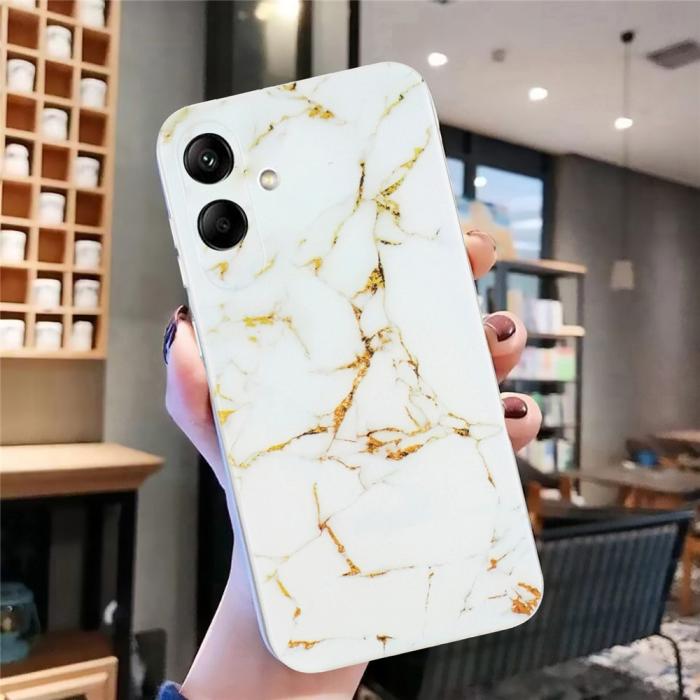 Bild 5,  Samsung Galaxy A07 Skal TPU Marmor Vit