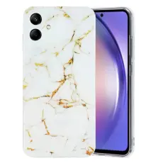  Samsung Galaxy A07 Skal TPU Marmor Vit