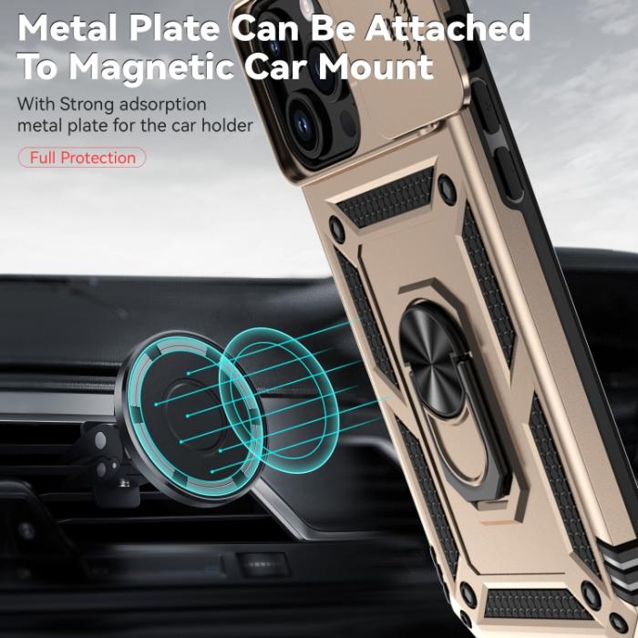 Bild 6,  iPhone 15 Pro Max Skal CamShield Armor Ring Guld