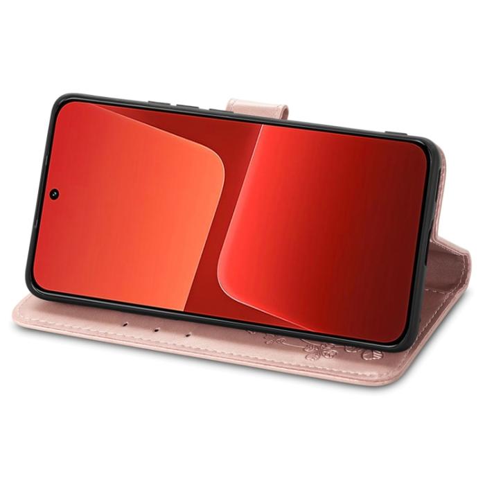 Bild 4,  Xiaomi 13 5G Fodral Med Blommigt Tryck Roséguld