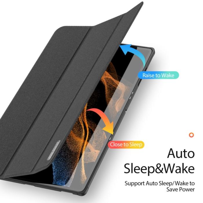 Bild 6, DUX DUCIS DUX DUCIS Galaxy Tab S8 Ultra Fodral DOMO Tri-Fold Svart