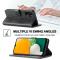 LC.IMEEKE LC.IMEEKE Samsung Galaxy A24 5G Fodral Läder Svart