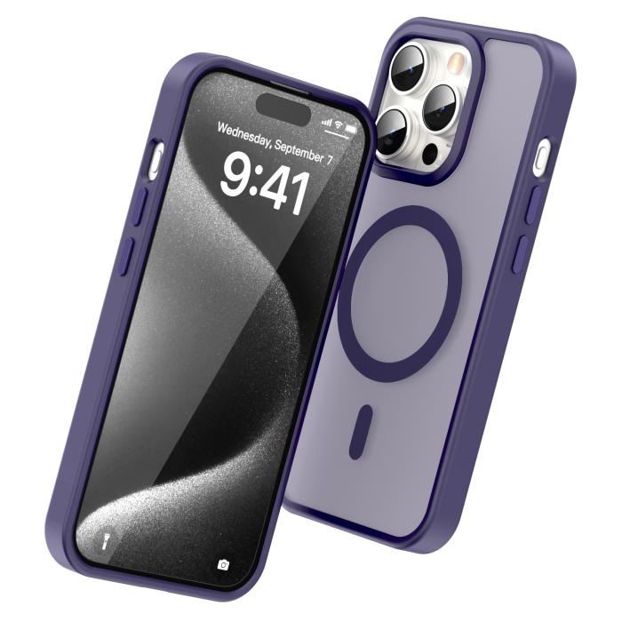 Bild 3, ColorPop ColorPop iPhone 15 Pro Skal CH MagSafe Matt Lila