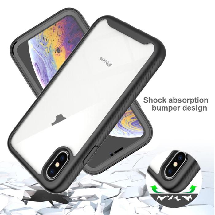 Bild 3,  iPhone X/Xs Skal 360 Hybrid Defense Svart
