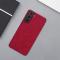 NILLKIN NILLKIN Samsung Galaxy S21 FE Fodral Qin Läder Röd