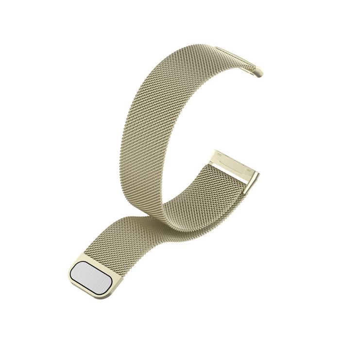 Bild 2,  Milanese Loop Metall Armband Fitbit Versa 3/Fitbit Sense - Guld