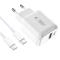 Tech-Protect Tech-Protect 30W Väggladdare PD Inkl. USB-C - USB-C Kabel Vit