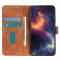 KHAZNEH KHAZNEH Galaxy S25 Plus / S24 Plus Fodral Retro Läder Brun