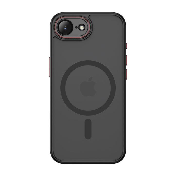 Bild 3, Tech-Protect Tech-Protect iPhone 17e/16e Skal MagSafe MagCam Svart/Röd