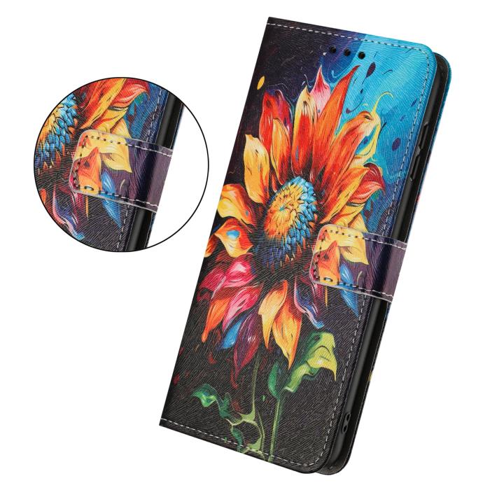 Bild 3,  Samsung Galaxy A27 5G Fodral Läder Solros