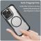  iPhone 16 Pro Max Skal MagSafe Hybrid Kolfiber Textur Svart
