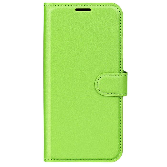 Bild 5,  Samsung Galaxy A35 5G Fodral Läder Litchi Grön