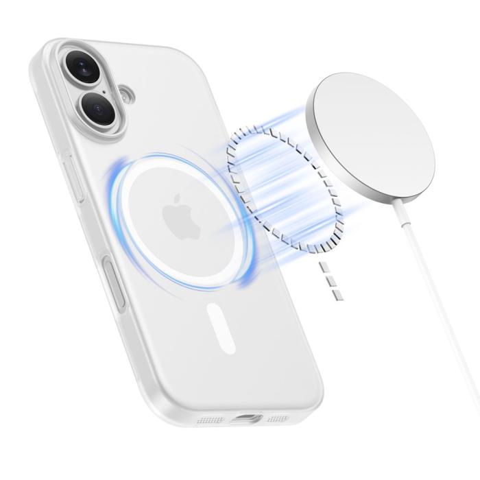 Bild 2, Tech-Protect Tech-Protect iPhone 17 Skal MagSafe MagSlim Matt Vit