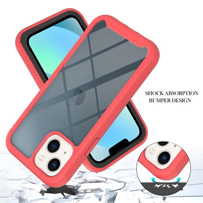 Bild 2,  iPhone 15 Skal 360 Hybrid Shockproof Röd