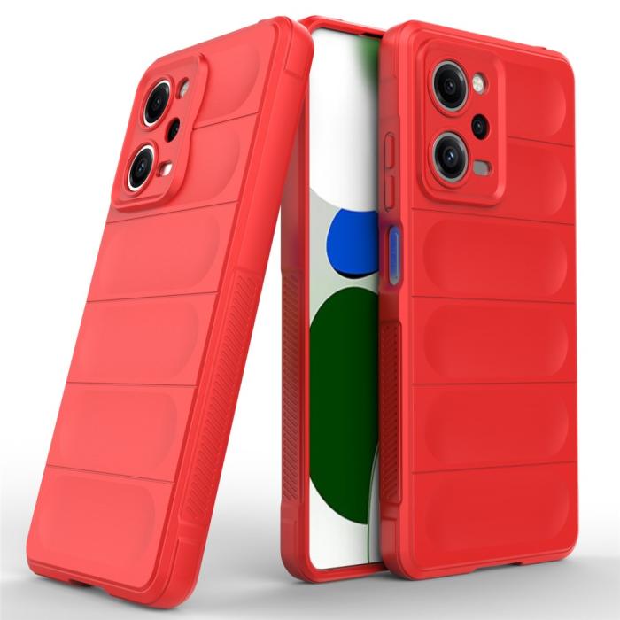 Bild 6,  Xiaomi Redmi Note 12 Pro 5G Skal Magic Shield Röd
