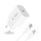 Tech-Protect Tech-Protect 20W PD Väggladdare Inkl. Lightning Kabel Vit