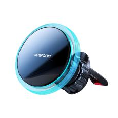 JOYROOM Joyroom 15W 360 MagSafe Qi Laddare F&ouml;r Luftventil Svart/Silver