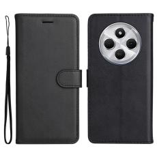  Xiaomi Redmi 14C Fodral L&auml;der Svart