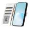  iPhone 15 Plus Fodral Silk Textur Med Snodd Silver