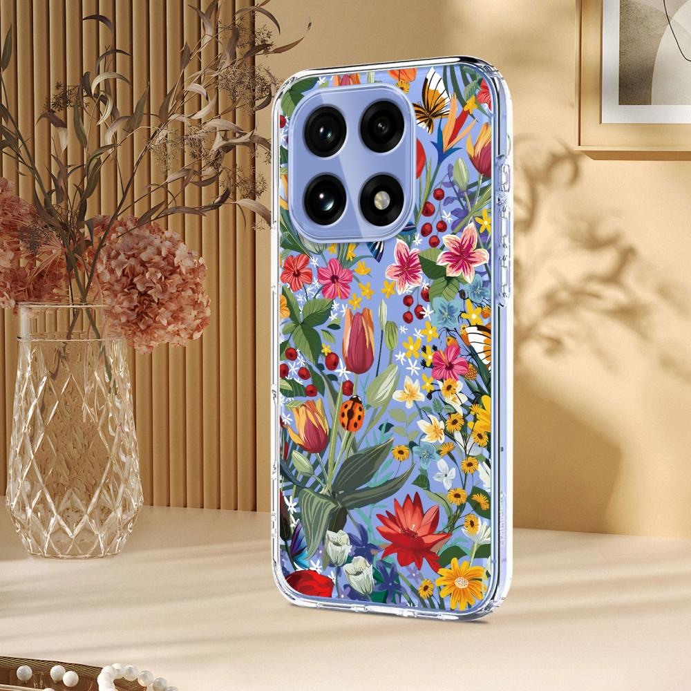  OnePlus 15 Skal TPU Med Tryck Blommor
