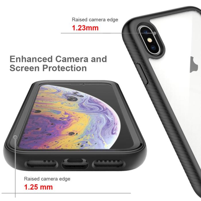 Bild 4,  iPhone X/Xs Skal 360 Hybrid Defense Svart