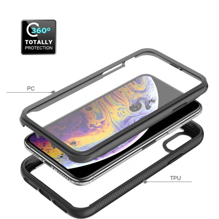 Bild 5,  iPhone X/Xs Skal 360 Hybrid Defense Svart