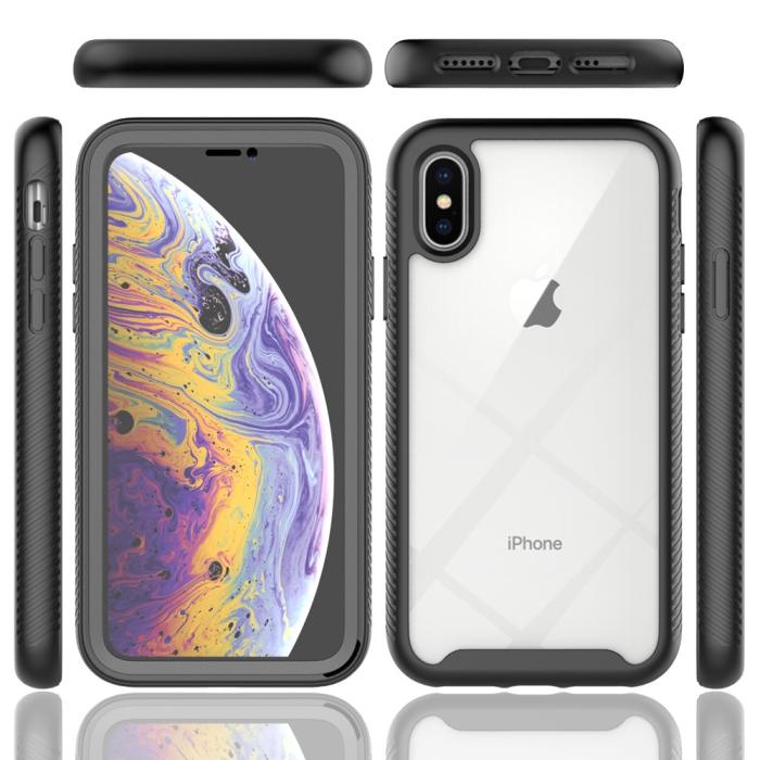 Bild 6,  iPhone X/Xs Skal 360 Hybrid Defense Svart