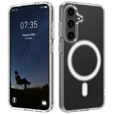  Samsung Galaxy S25 Plus Skal MagSafe TPU / Akryl Transparent
