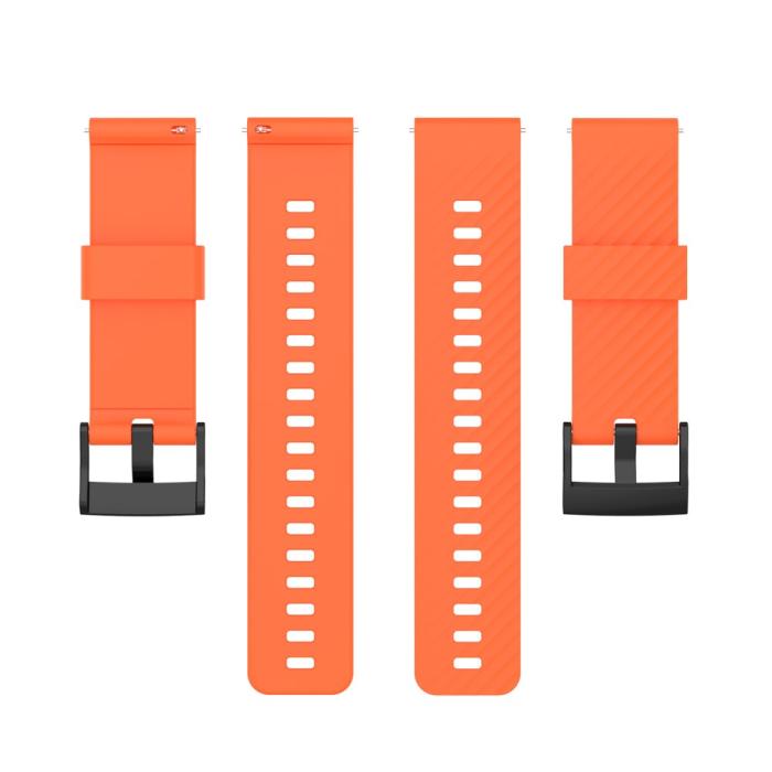 Bild 5,  Silikon Armband För Suunto (24mm) Orange