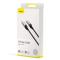 BASEUS Baseus 1m 18W PD Lightning - USB-C Med LED - Svart