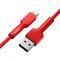 BASEUS Baseus Silica Gel 1m 3A USB-C Kabel - Röd