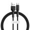 BASEUS Baseus Silica Gel 2m 2A USB-C Kabel - Svart