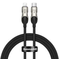 BASEUS Baseus 1m 18W PD Lightning - USB-C Med LED - Svart