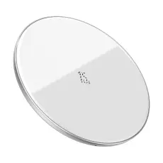 BASEUS Baseus 15W Tr&aring;dl&ouml;s Qi Laddare - Vit