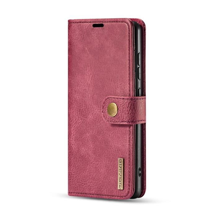 Bild 3, DG.MING Samsung Galaxy A71 - DG.MING Plånboksfodral/Magnet Skal - Vinröd