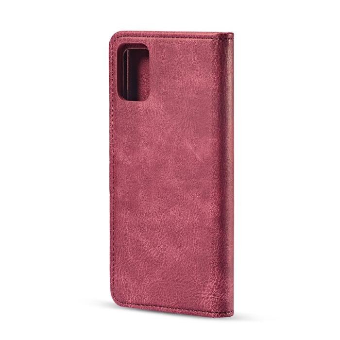 Bild 4, DG.MING Samsung Galaxy A71 - DG.MING Plånboksfodral/Magnet Skal - Vinröd