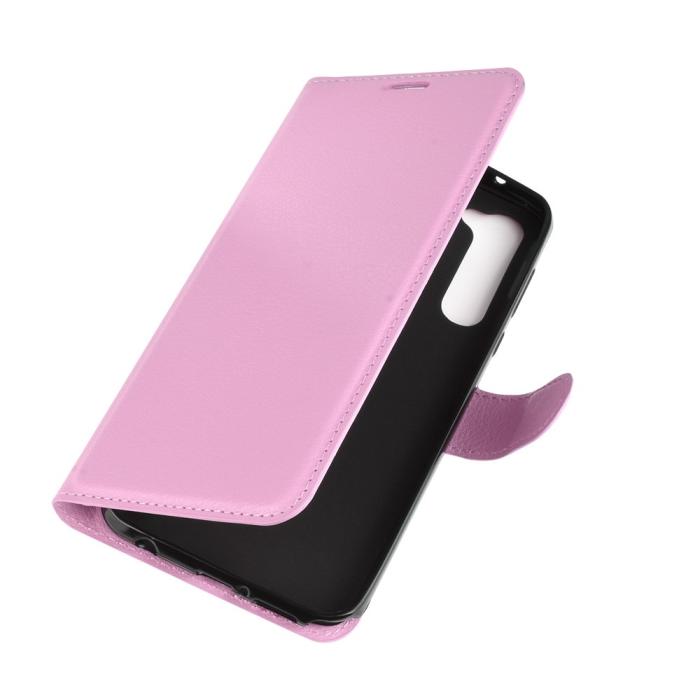 Bild 3,  Motorola Moto G Pro - Litchi Plånboksfodral - Ljus Rosa