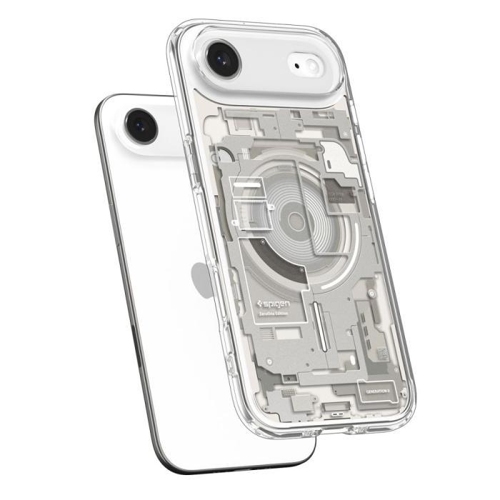 Bild 5, Spigen Spigen iPhone Air Skal MagSafe Ultra Hybrid Zero One Titanium