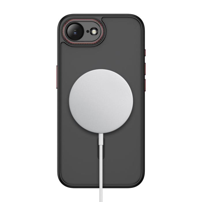 Bild 4, Tech-Protect Tech-Protect iPhone 17e/16e Skal MagSafe MagCam Svart/Röd
