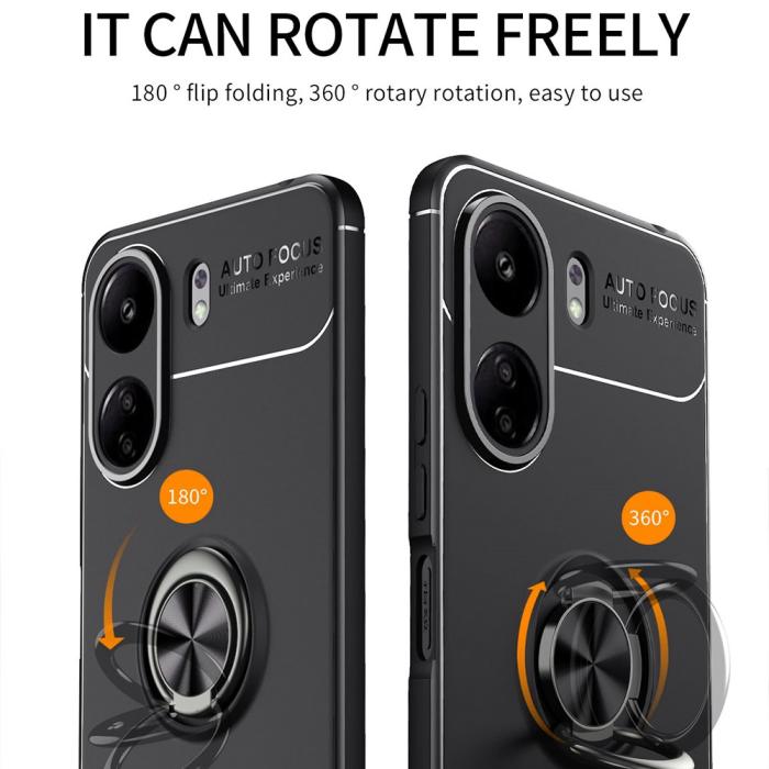 Bild 3,  Xiaomi Redmi 13C 4G Skal Ring Svart/Röd