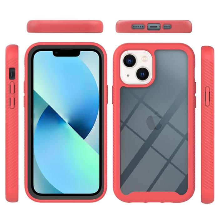 Bild 6,  iPhone 15 Skal 360 Hybrid Shockproof Röd