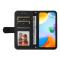  Xiaomi Redmi 10C Fodral Skin Touch Läder Svart