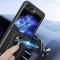  Galaxy Z Flip 6 / 7 FE Skal Armor Hyrbid Ringskal Svart