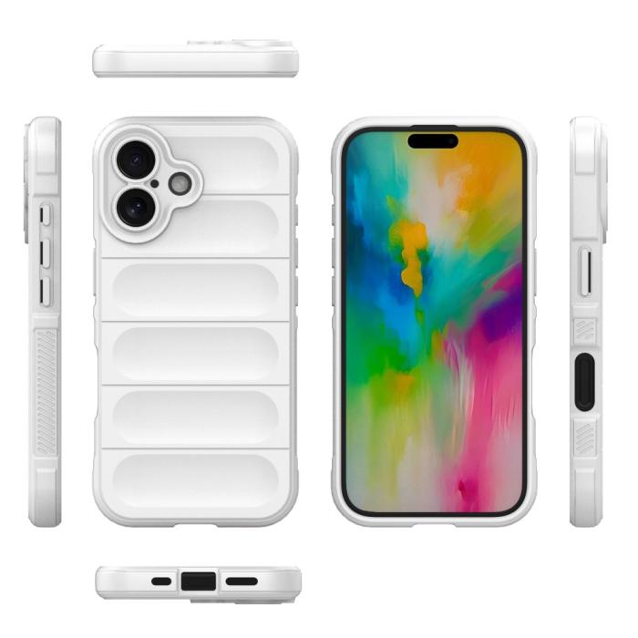 Bild 2,  iPhone 16 Plus Skal Magic Shield Vit