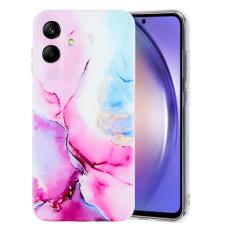  Samsung Galaxy A07 Skal TPU Marmor Rosa / Bl&aring;